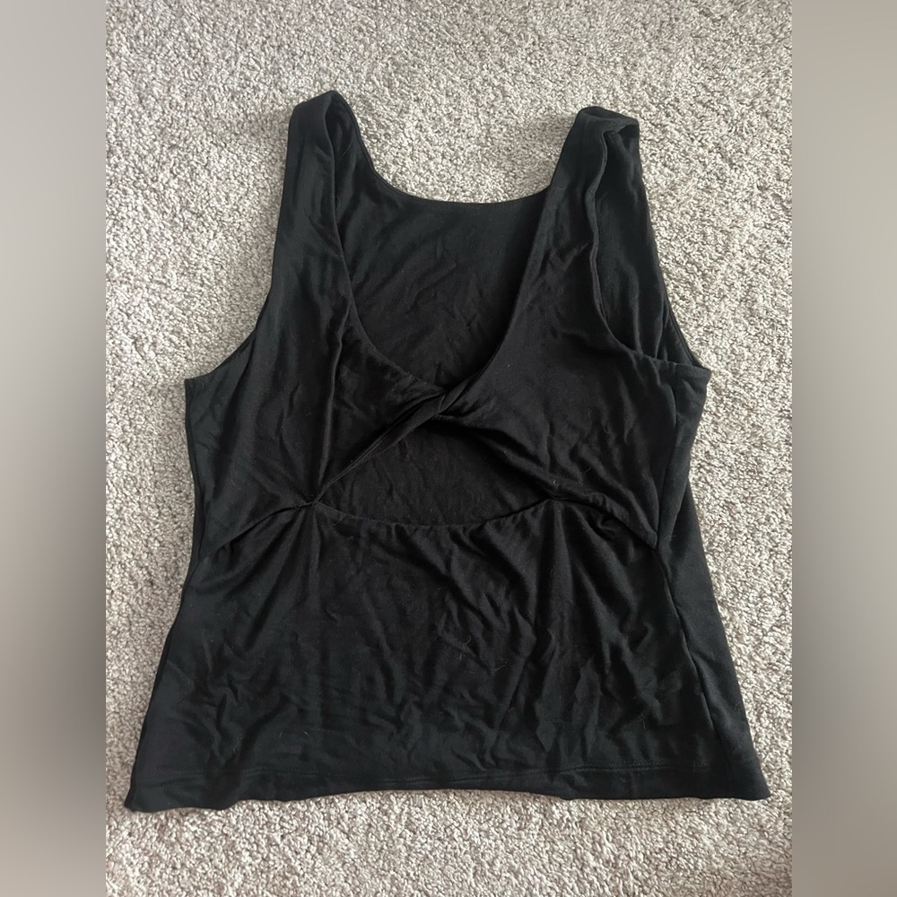 banana republic twist tank top